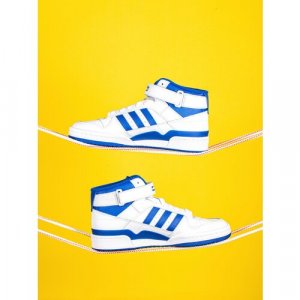Кроссовки , размер 41 RU, белый, голубой adidas Originals. Цвет: голубой/белый