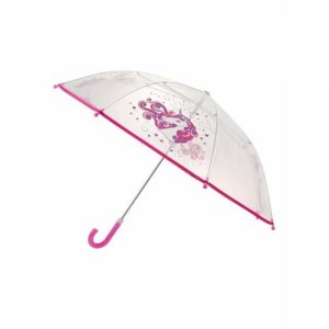 Зонт-трость , бесцветный, розовый Mary Poppins. Цвет: розовый/бесцветный/белый