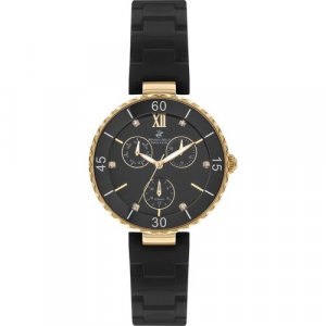 Наручные часы BP3364X.151, черный, золотой Beverly Hills Polo Club. Цвет: черный/белый/золотистый
