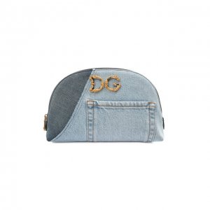 Текстильная косметичка DG Girls Dolce & Gabbana. Цвет: синий