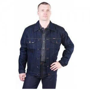 Куртка джинсовая 5054 Un Wash (10040UNwash) M Темно-Синий Montana. Цвет: синий