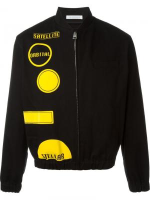 Куртка-бомбер с космическим принтом J.W.Anderson. Цвет: чёрный