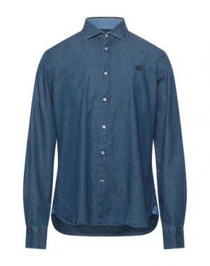 Джинсовая рубашка HENRI LLOYD. Цвет: синий