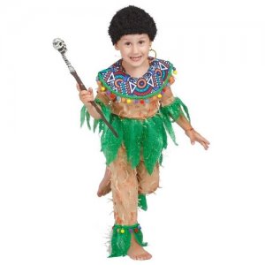 Карнавальный костюм детский Папуас (122) Elite CLASSIC. Цвет: мультиколор