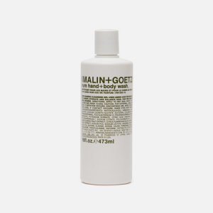 Гель-мыло Hand And Body Rum Large Malin+Goetz. Цвет: белый