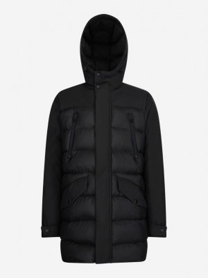 Куртка утепленная мужская Sapienza, Черный Geox. Цвет: черный