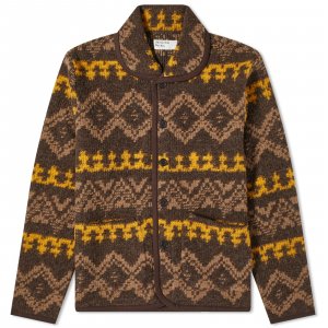 Куртка Moroccan Rug Fleece Lancaster, коричневый Universal Works