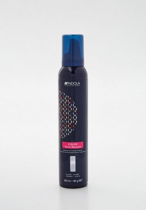 Тонирующее средство для волос Indola COLOR STYLE MOUSSE с эффектом стайлинга, Серебро, 200 мл. Цвет: серый