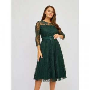 Платье , размер 54, зеленый BrandStoff. Цвет: зеленый/темно-зеленый