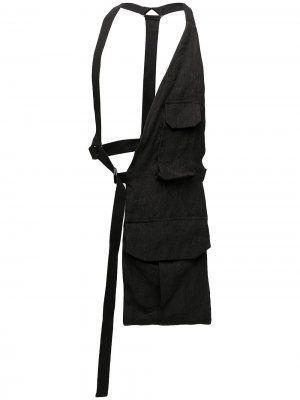 Harness double-pocket bag Masnada. Цвет: черный