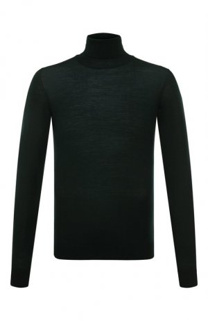 Шерстяная водолазка Piacenza Cashmere 1733. Цвет: зелёный