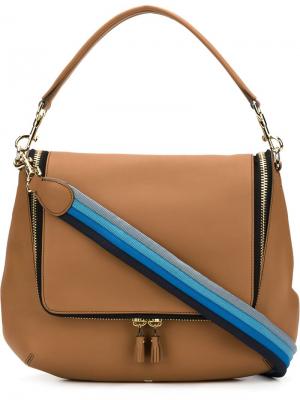 Большая сумка-тоут Anya Hindmarch. Цвет: коричневый