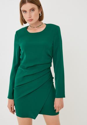 Платье Silvian Heach. Цвет: зеленый