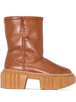 Emilie platform boots Stella McCartney. Цвет: коричневый