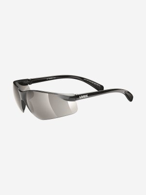 Солнцезащитные очки Flash, Черный, размер Без размера Uvex. Цвет: черный