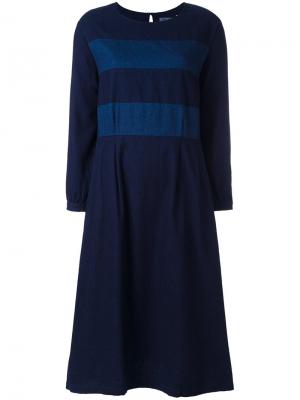 Платье в полоску Blue Japan. Цвет: синий