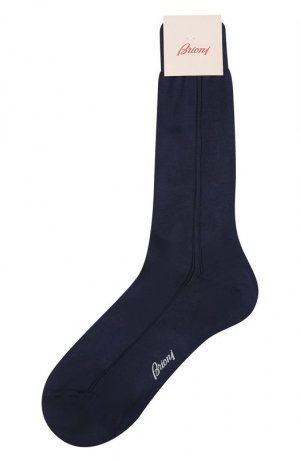 Шелковые носки Brioni. Цвет: синий