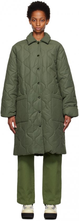 Зеленое пальто Сары A.P.C.