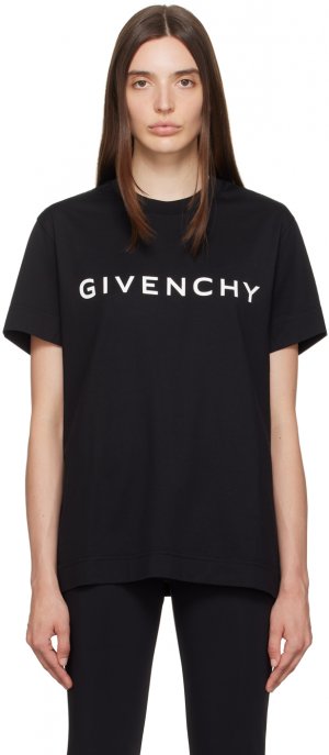 Черная футболка «Архетип» Givenchy