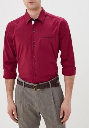 Рубашка Hansgrubber. Цвет: бордовый