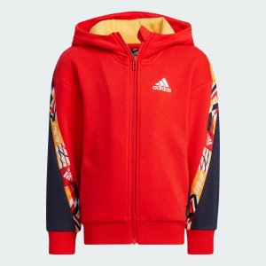Спортивная толстовка Adidas Performance Warm Terry Cloth, красный/мультиколор Kids