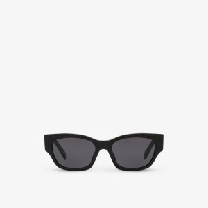 CL40197U солнцезащитные очки в ацетатной оправе «кошачий глаз» Celine, черный CELINE
