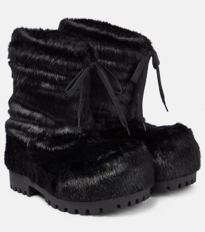 Зимние ботинки alaska из искусственного меха , черный Balenciaga
