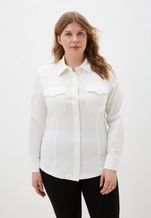 Блуза LO. Цвет: белый