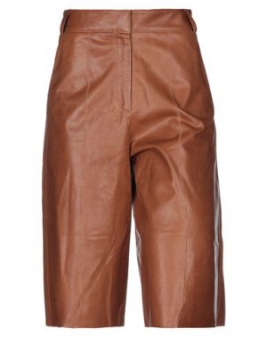 Укороченные брюки ARMA. Цвет: коричневый