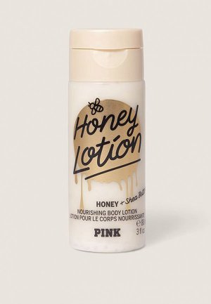 Молочко для тела Victorias Secret Victoria's увлажняющее с медом и маслом Ши `Honey Lotion` серии PINK, 88 мл. Цвет: прозрачный