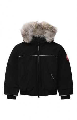 Пуховая куртка Grizzly Canada Goose. Цвет: чёрный