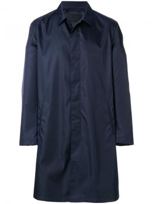 Легкое пальто Prada. Цвет: синий
