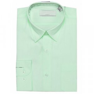 Школьная рубашка , на пуговицах, размер 34/146, зеленый Sky Lake. Цвет: зеленый