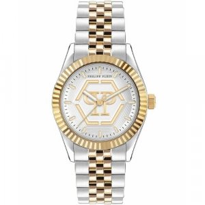 Наручные часы PW2BA0323, белый, золотой PHILIPP PLEIN. Цвет: золотистый/белый/серебристый