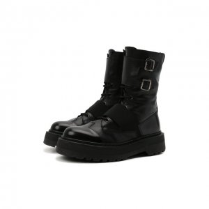 Комбинированные ботинки Premiata. Цвет: чёрный