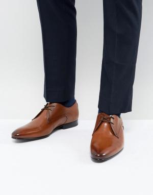 Коричневые кожаные туфли дерби Peair-Светло-коричневый Ted Baker