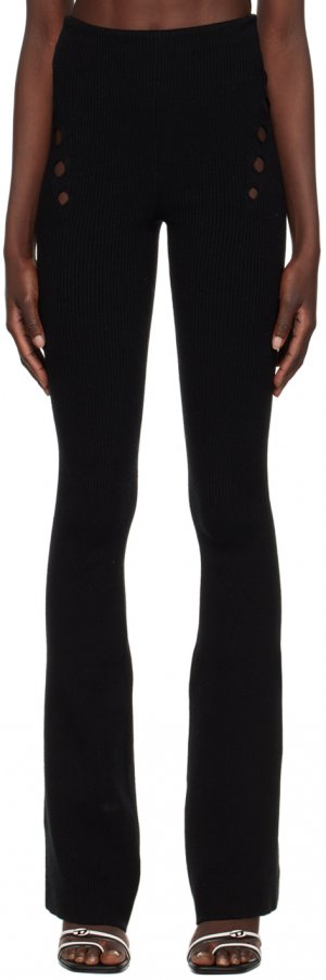 Черные ажурные брюки для отдыха Jean Paul Gaultier