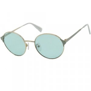 Солнцезащитные очки MO0073, зеленый, голубой Max & Co.. Цвет: голубой/золотистый/зеленый