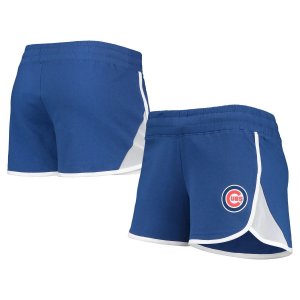Женские эластичные шорты из френч терри New Era Royal Chicago Cubs