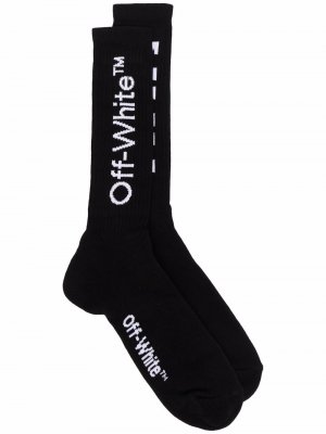 Arrow mid-length socks Off-White. Цвет: черный