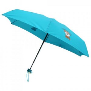 Зонт Moschino. Цвет: бирюзовый