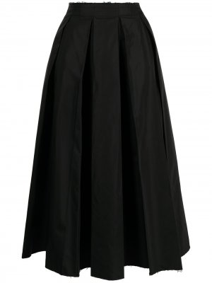 Расклешенная юбка макси с завышенной талией Enföld. Цвет: черный