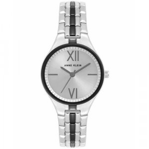Наручные часы ANNE KLEIN Metals 4061SVGY, черный, серебряный. Цвет: черный/серебристый/серый/серебристый-черный