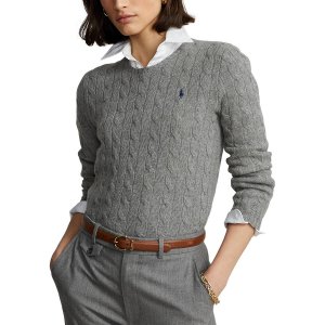 Пуловер POLO RALPH LAUREN. Цвет: серый