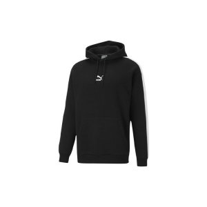 Casual Color-Block Hooded Pullover Sweatshirt Men Tops Black 530272-01 Puma