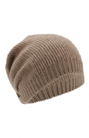 Кашемировая шапка TSUM Collection. Цвет: коричневый