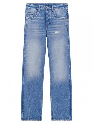 Длинные мешковатые джинсы Extreme из денима , синий Saint Laurent