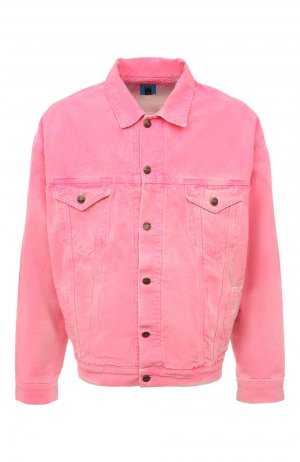 Джинсовая куртка Notsonormal. Цвет: розовый