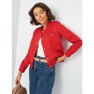 Пиджак , размер 40, красный VIAVILLE. Цвет: красный