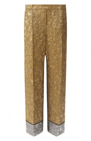 Укороченные брюки No. 21. Цвет: золотой